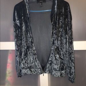 Blue/Teal Polyester Shimmery Jacket